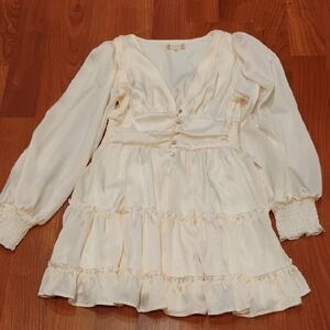 Altar'd State Cream Knit Top